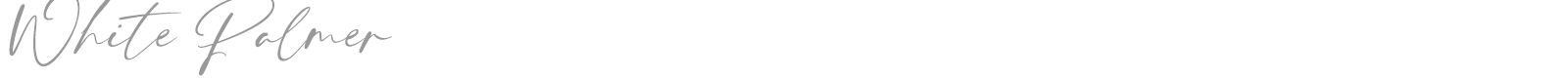 White Palmer font preview